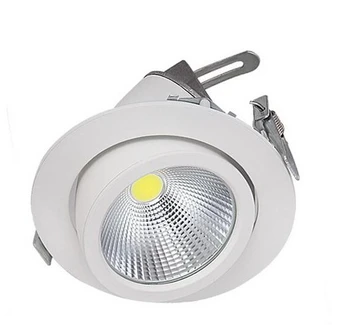 Padziļinājumā LED Griestu Downlight 12W 15W, 20W Regulējamas Bagāžnieka Griestu Leju Gaismas Aptumšojami LED Iekštelpu Gaisma Silti Balta/Auksti Balta